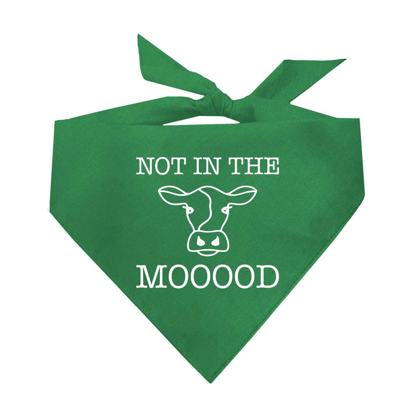 Not In The Mood Triangle Dog Bandana