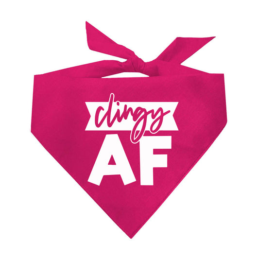 Clingy AF Triangle Dog Bandana