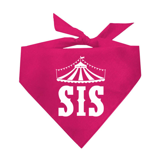 Sis Carnival Theme Triangle Dog Bandana