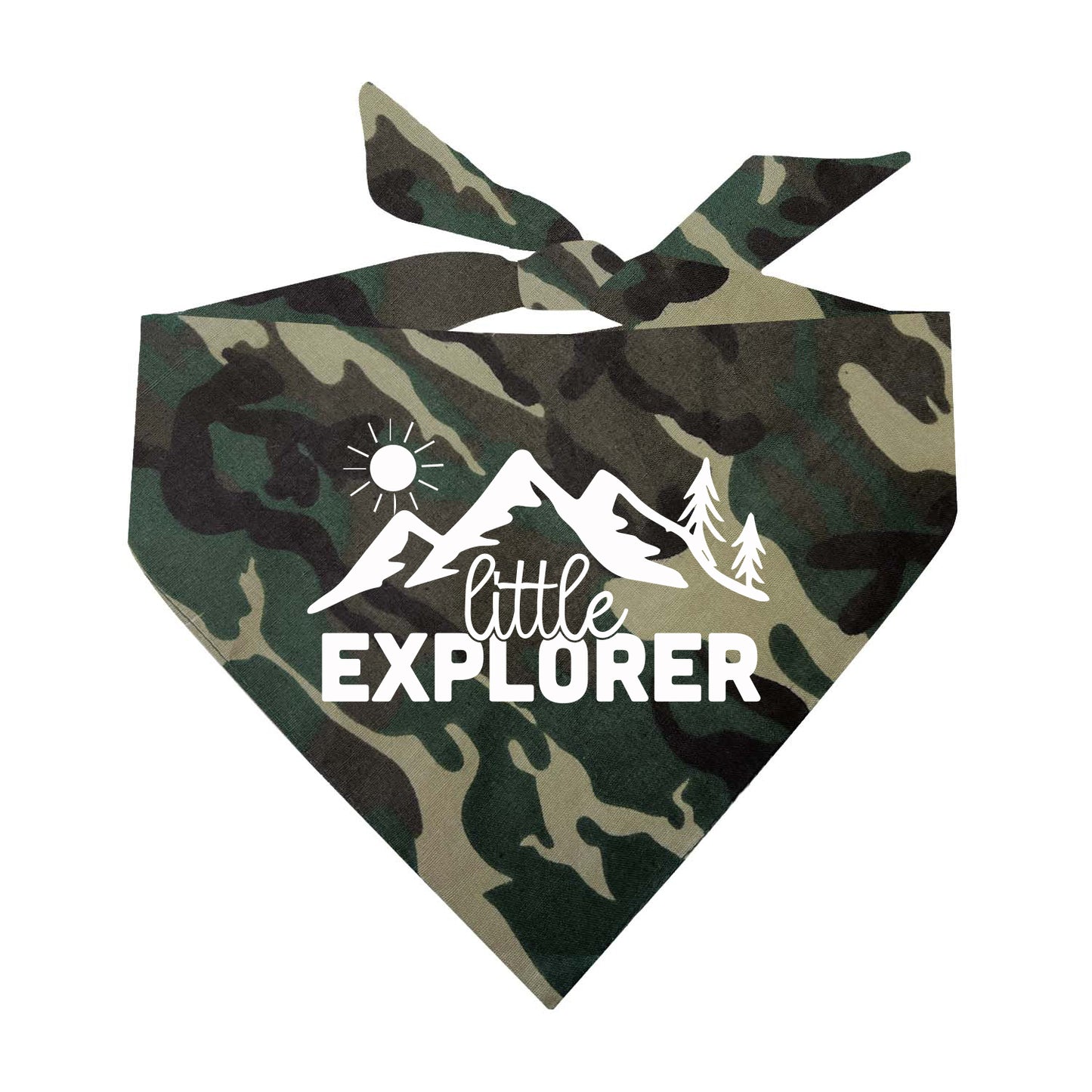 Little Explorer Triangle Dog Bandana