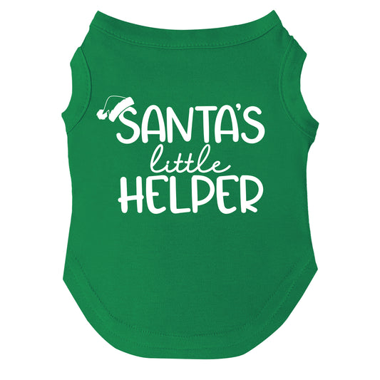 Santa's Little Helper Dog Tee