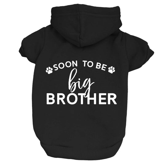 Soon To Be Big Brother Dog Hoodie