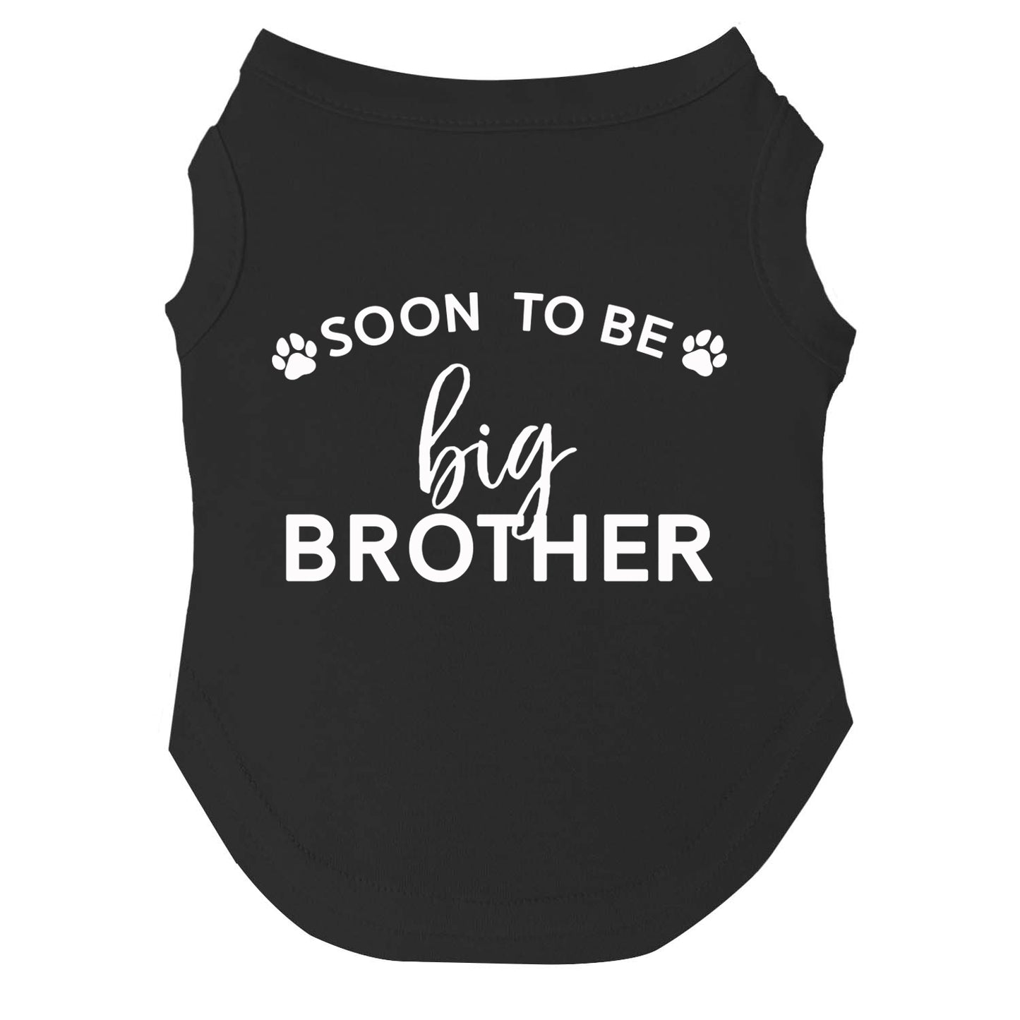 Soon to Be Big Brother Dog Tee | Soft Cotton Blend | Pregnancy Announcement Dog Shirt | Made in USA