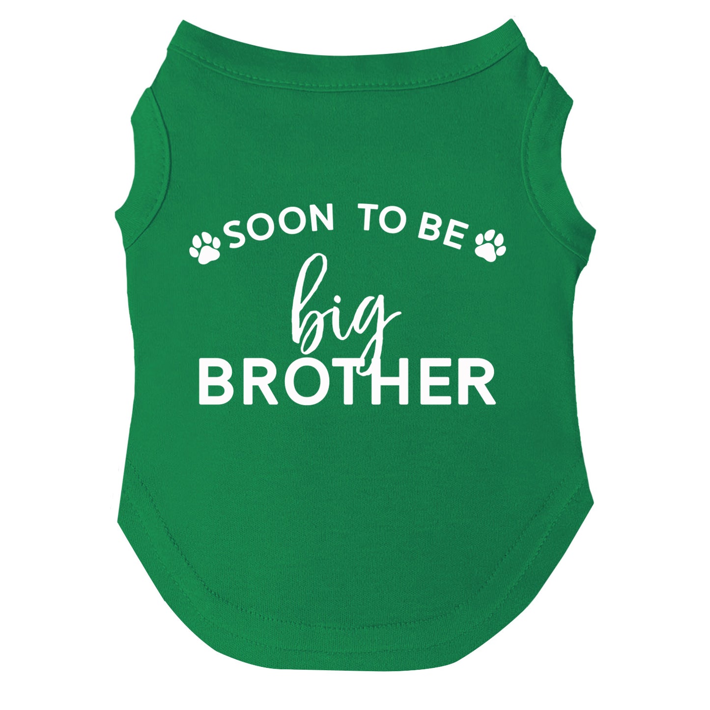 Soon to Be Big Brother Dog Tee | Soft Cotton Blend | Pregnancy Announcement Dog Shirt | Made in USA