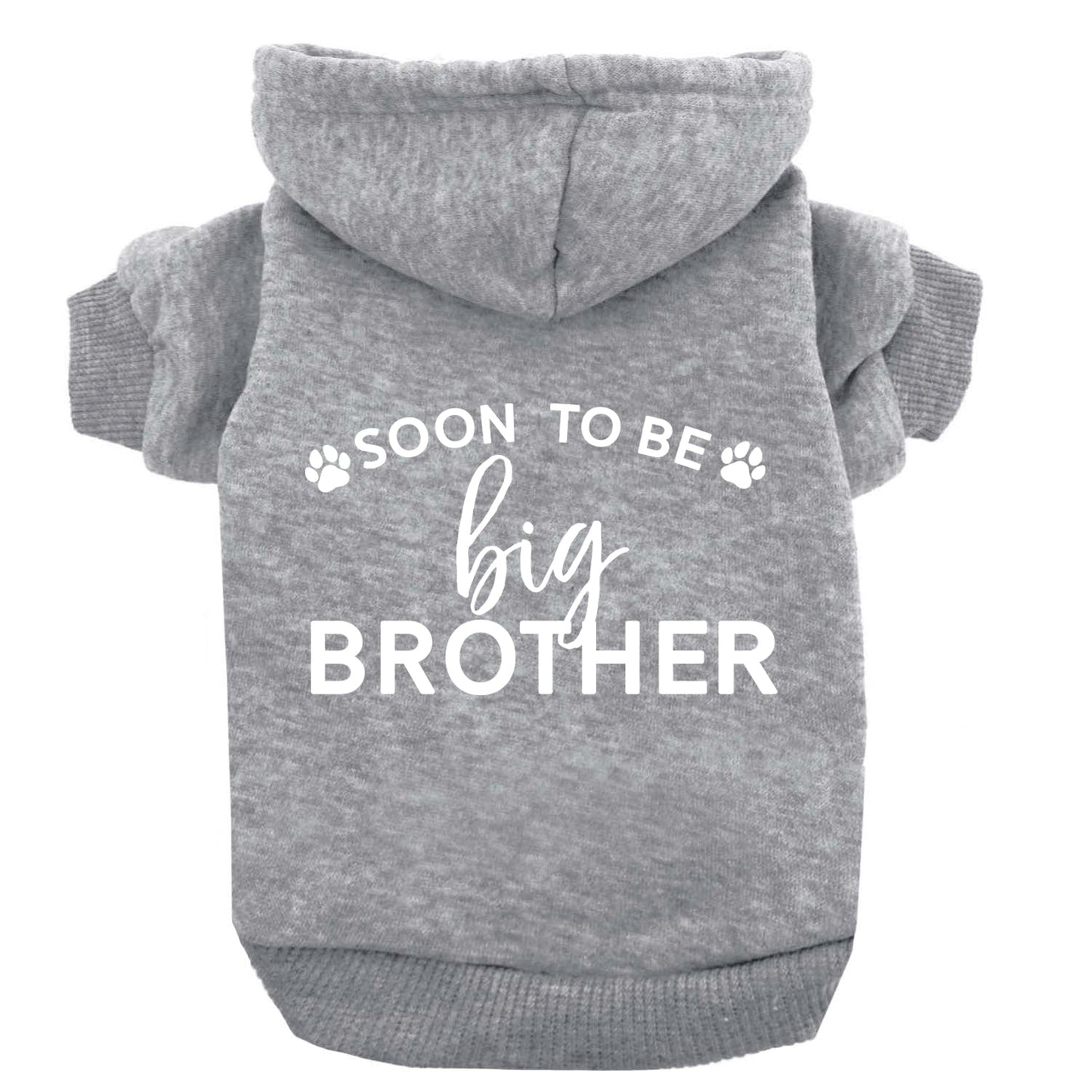 Soon To Be Big Brother Dog Hoodie