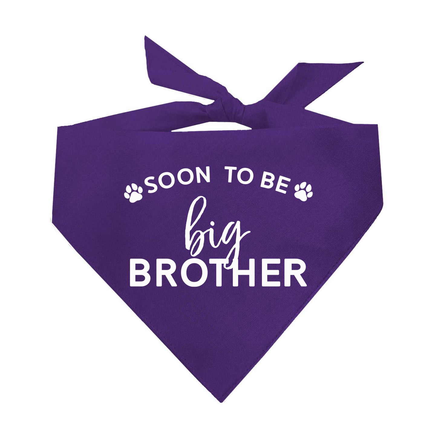 Soon To Be Big Brother Triangle Dog Bandana