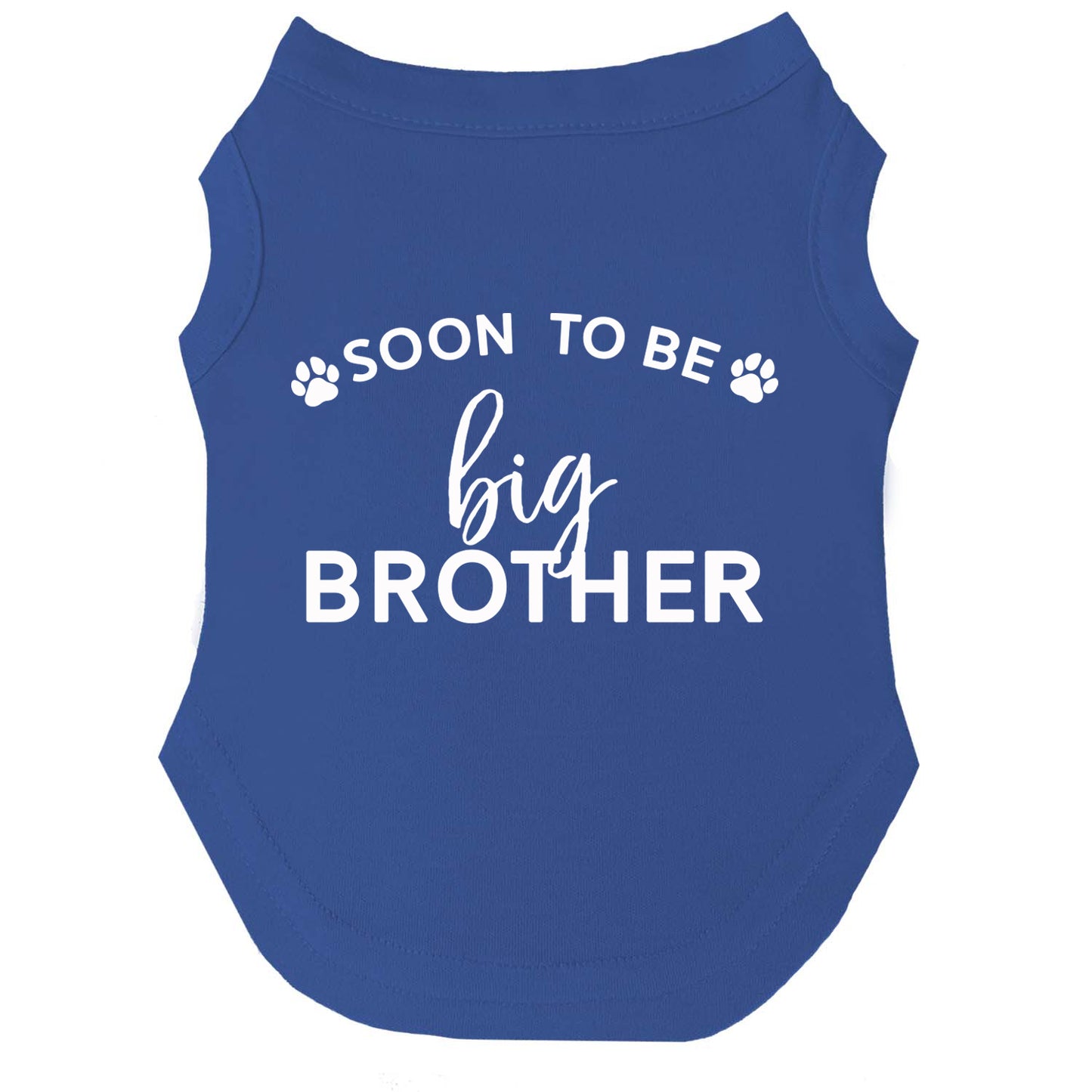 Soon to Be Big Brother Dog Tee | Soft Cotton Blend | Pregnancy Announcement Dog Shirt | Made in USA