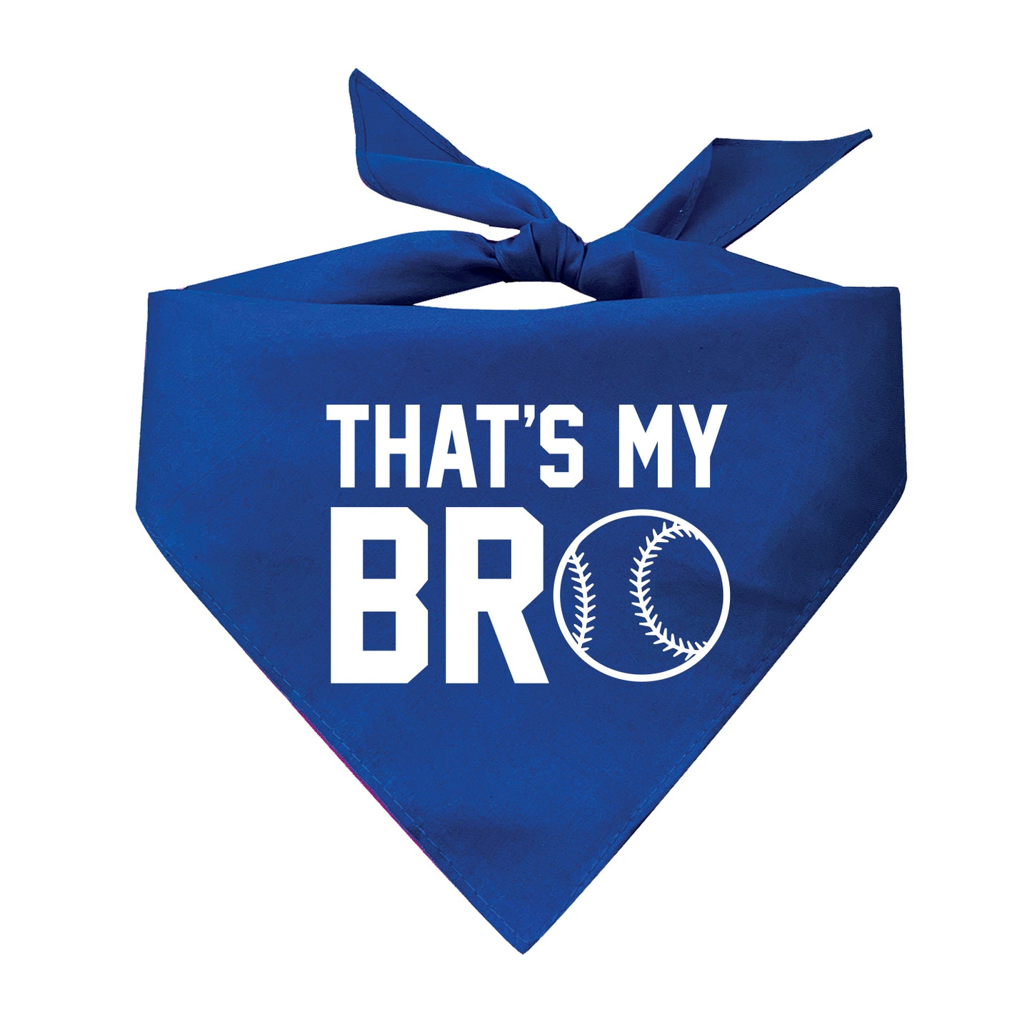 That's My Bro (Baseball) Triangle Dog Bandana