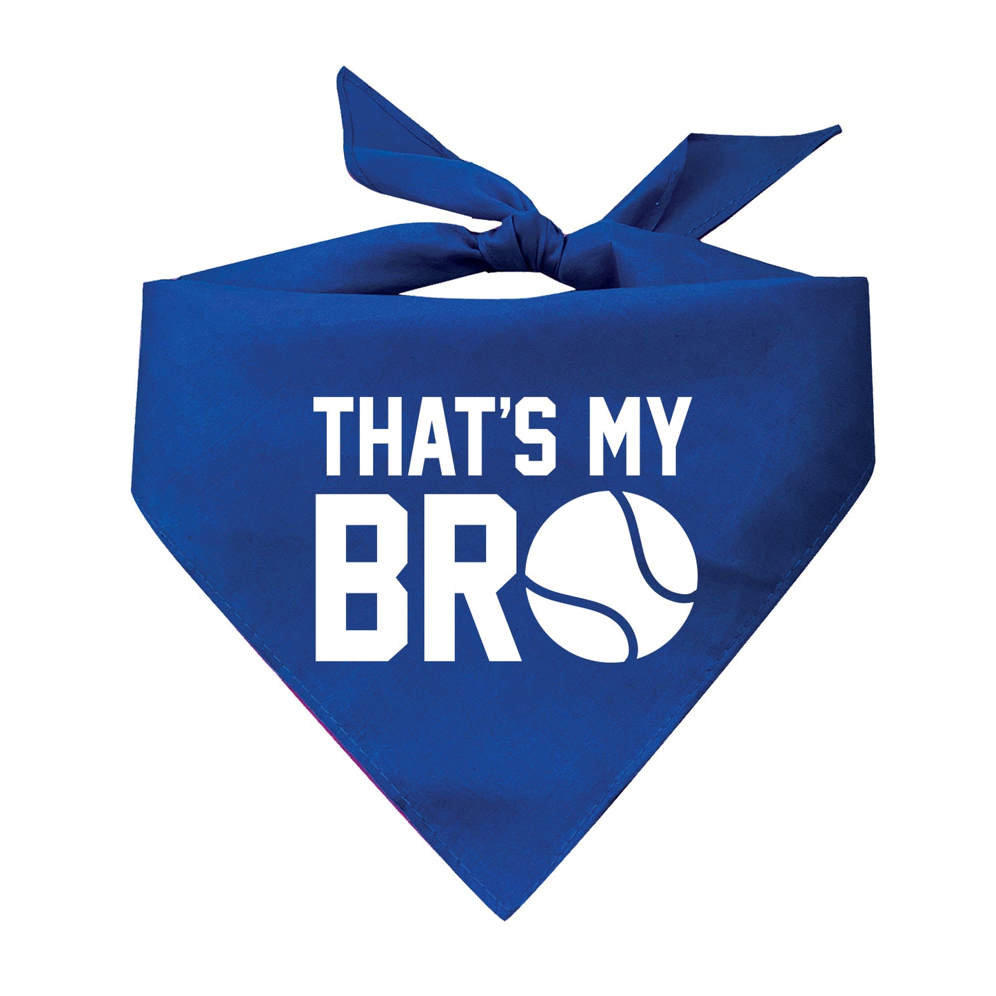 That's My Bro (Tennis) Triangle Dog Bandana