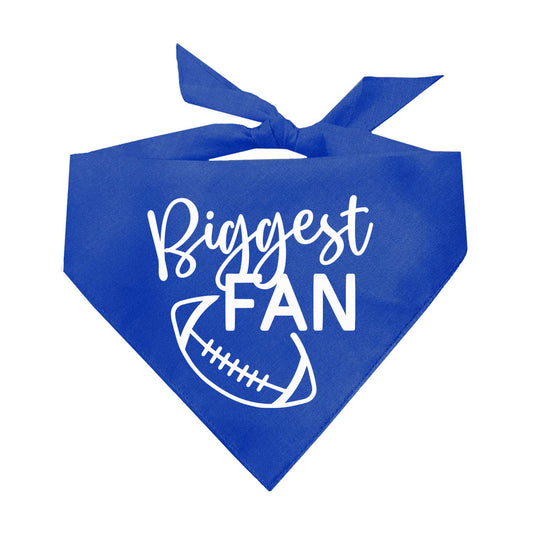 Biggest Fan (Football) Triangle Dog Bandana