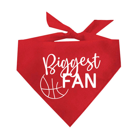 Biggest Fan (Basketball) Triangle Dog Bandana