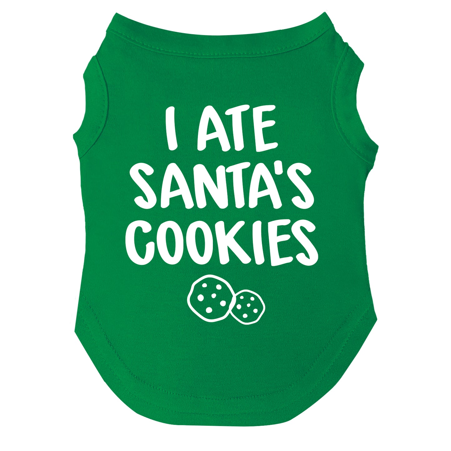 I Ate Santa's Cookies Dog Tee