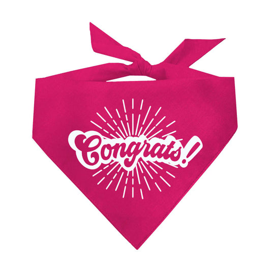 Congrats! Triangle Dog Bandana