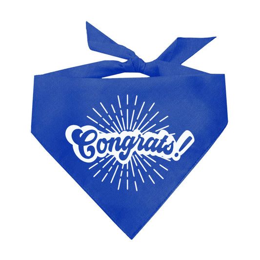 Congrats! Triangle Dog Bandana