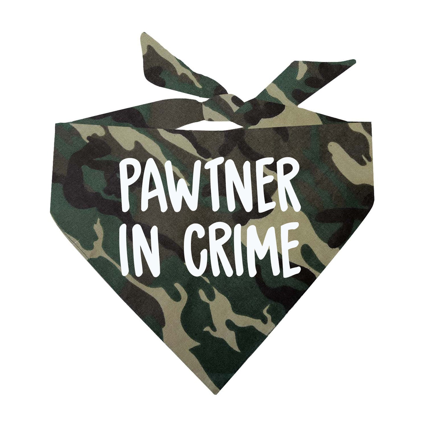 Pawtner In Crime Triangle Dog Bandana