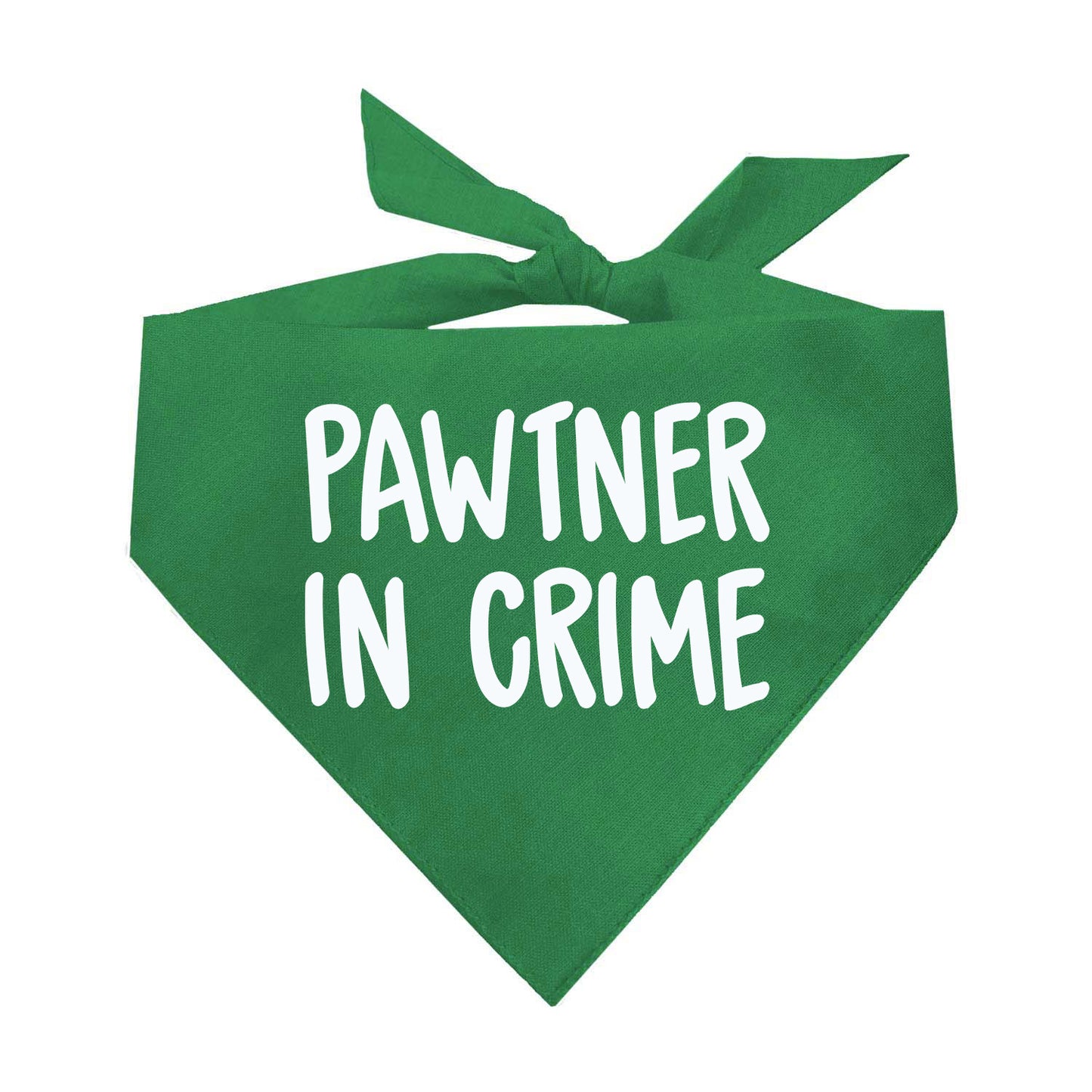 Pawtner In Crime Triangle Dog Bandana