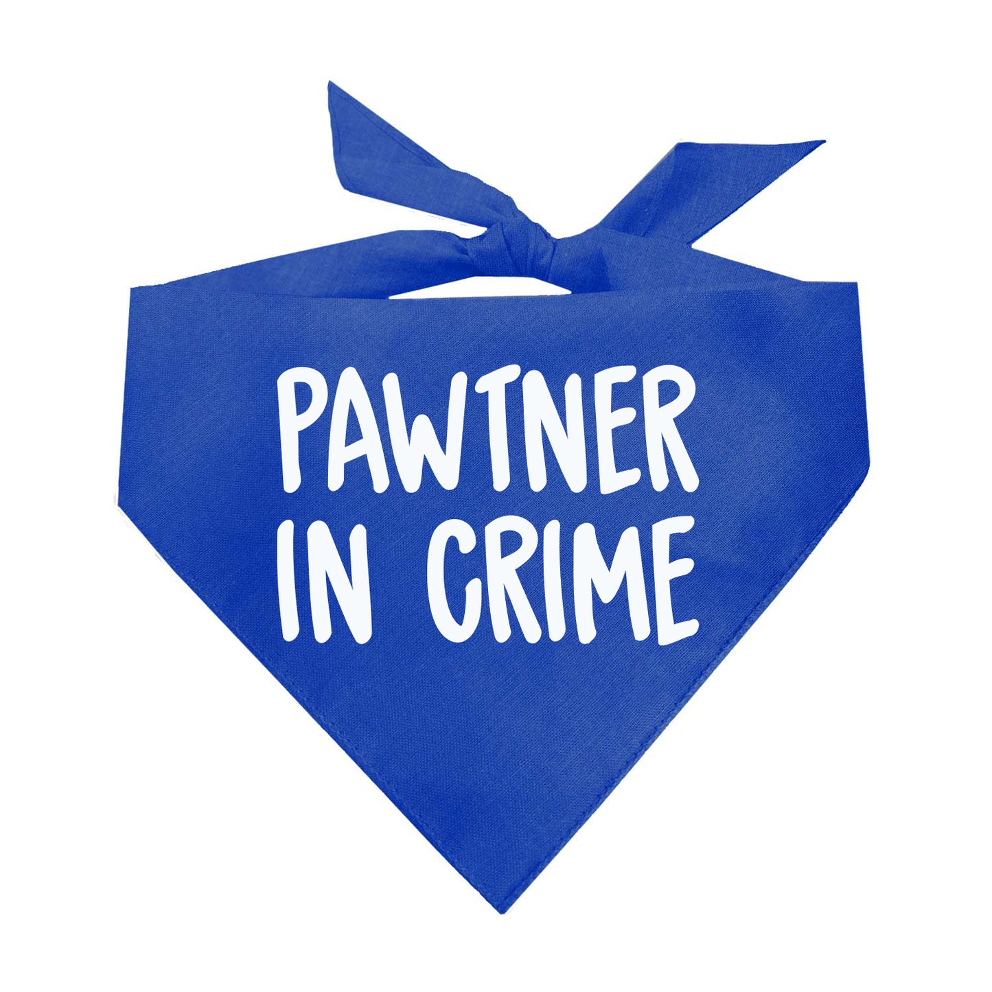 Pawtner In Crime Triangle Dog Bandana