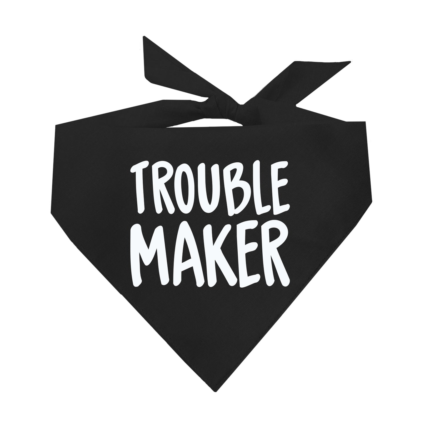 Trouble Maker Triangle Dog Bandana