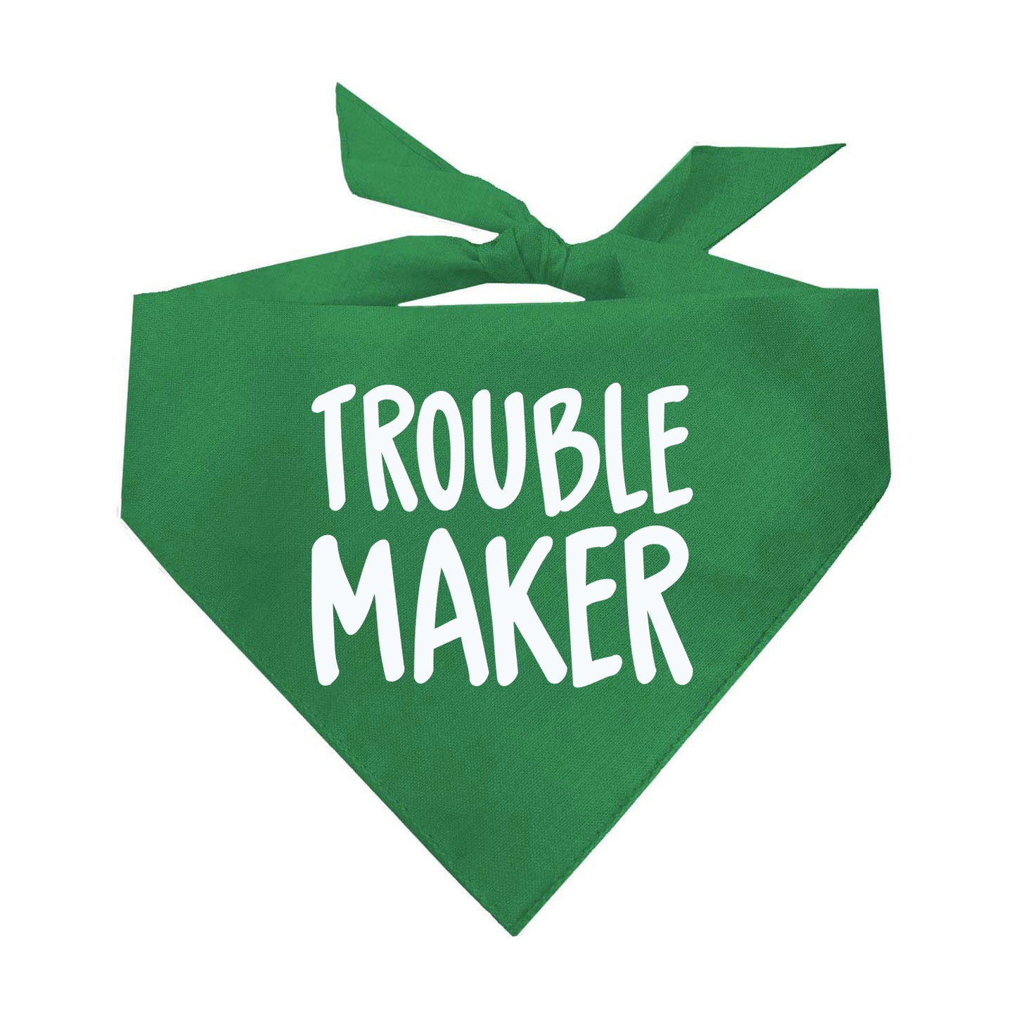Trouble Maker Triangle Dog Bandana