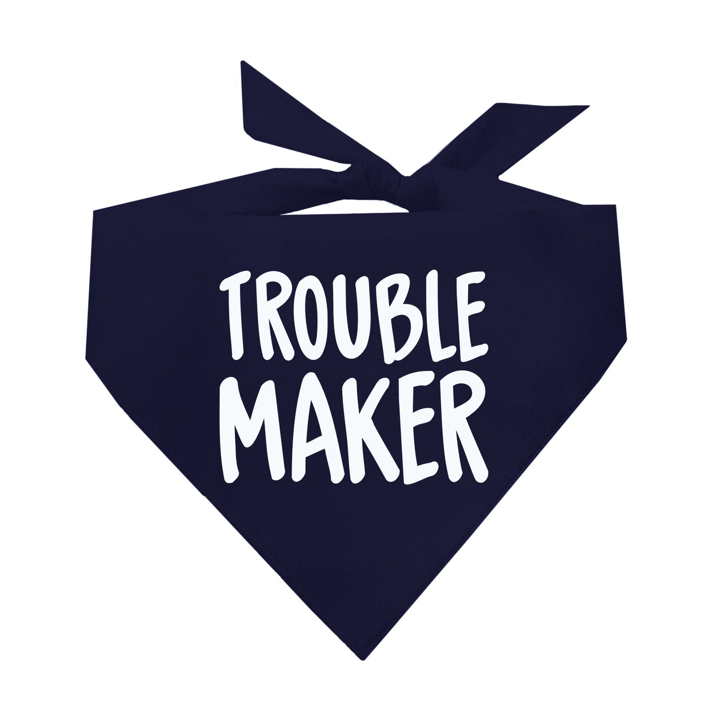 Trouble Maker Triangle Dog Bandana