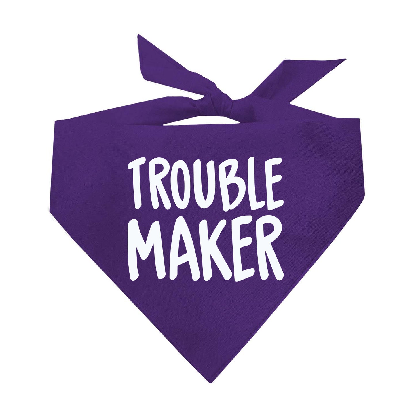 Trouble Maker Triangle Dog Bandana