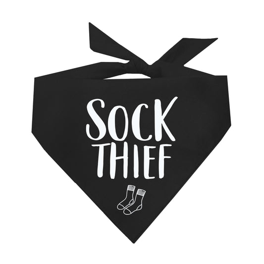 Sock Thief Triangle Dog Bandana