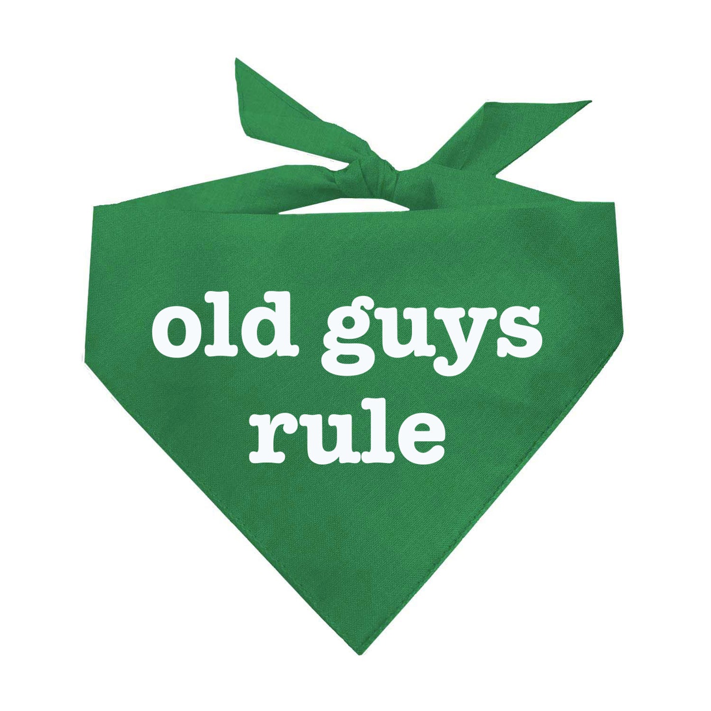 Old Guys Rule Triangle Dog Bandana