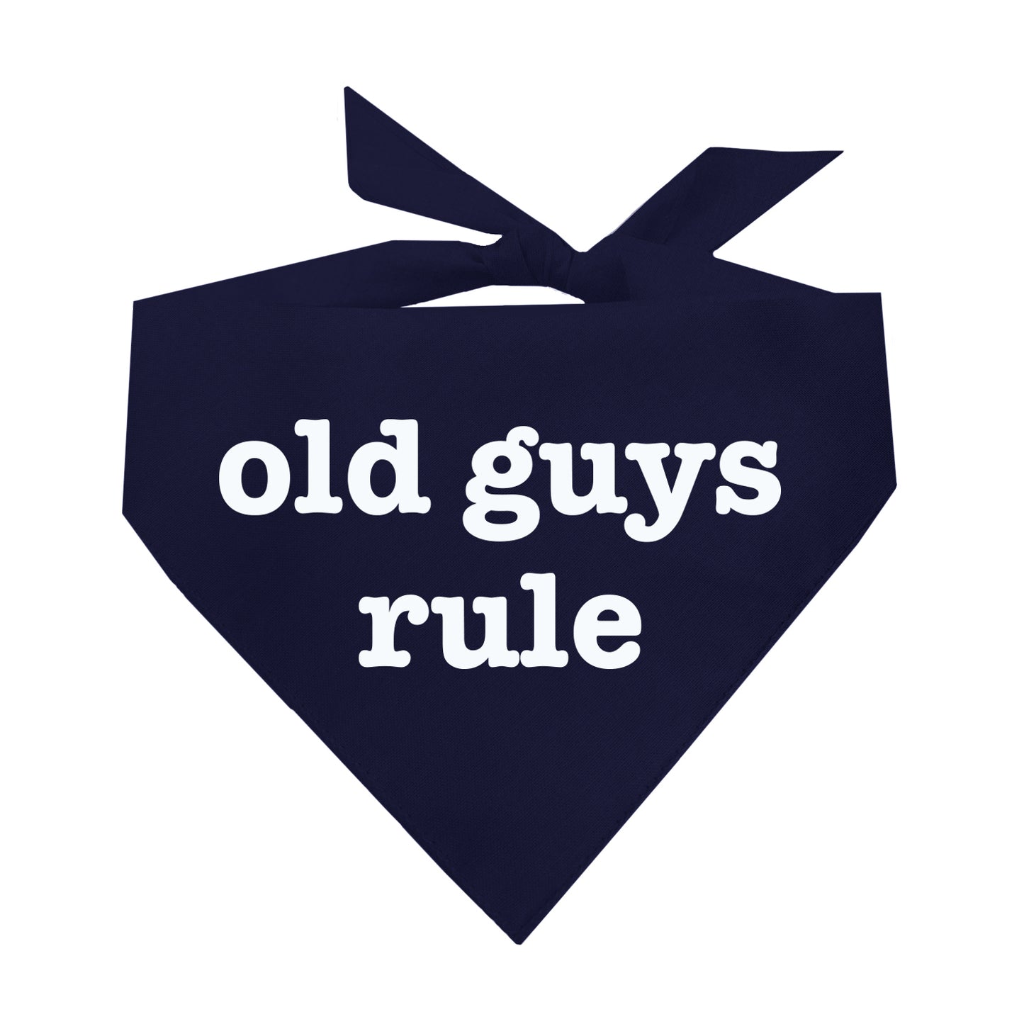 Old Guys Rule Triangle Dog Bandana