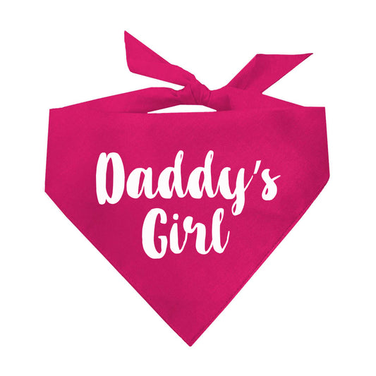 Daddy's Girl Triangle Dog Bandana