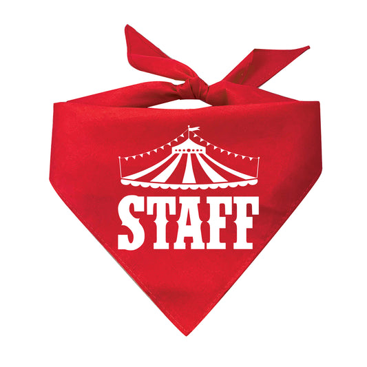 Staff Carnival Birthday Triangle Dog Bandana