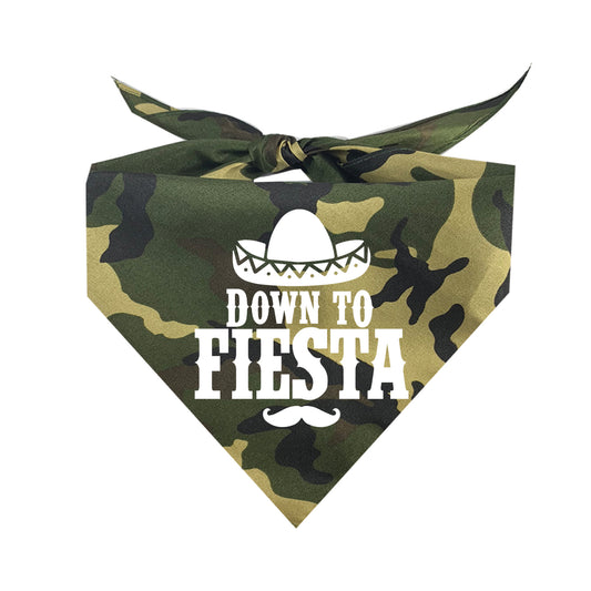 Down To Fiesta Triangle Dog Bandana