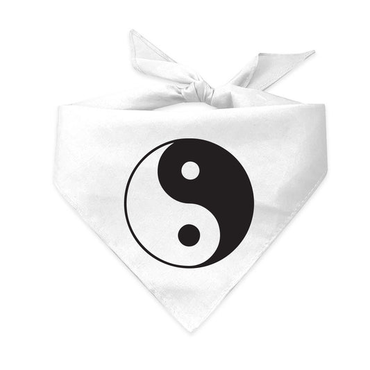 Yin Yang Triangle Dog Bandana