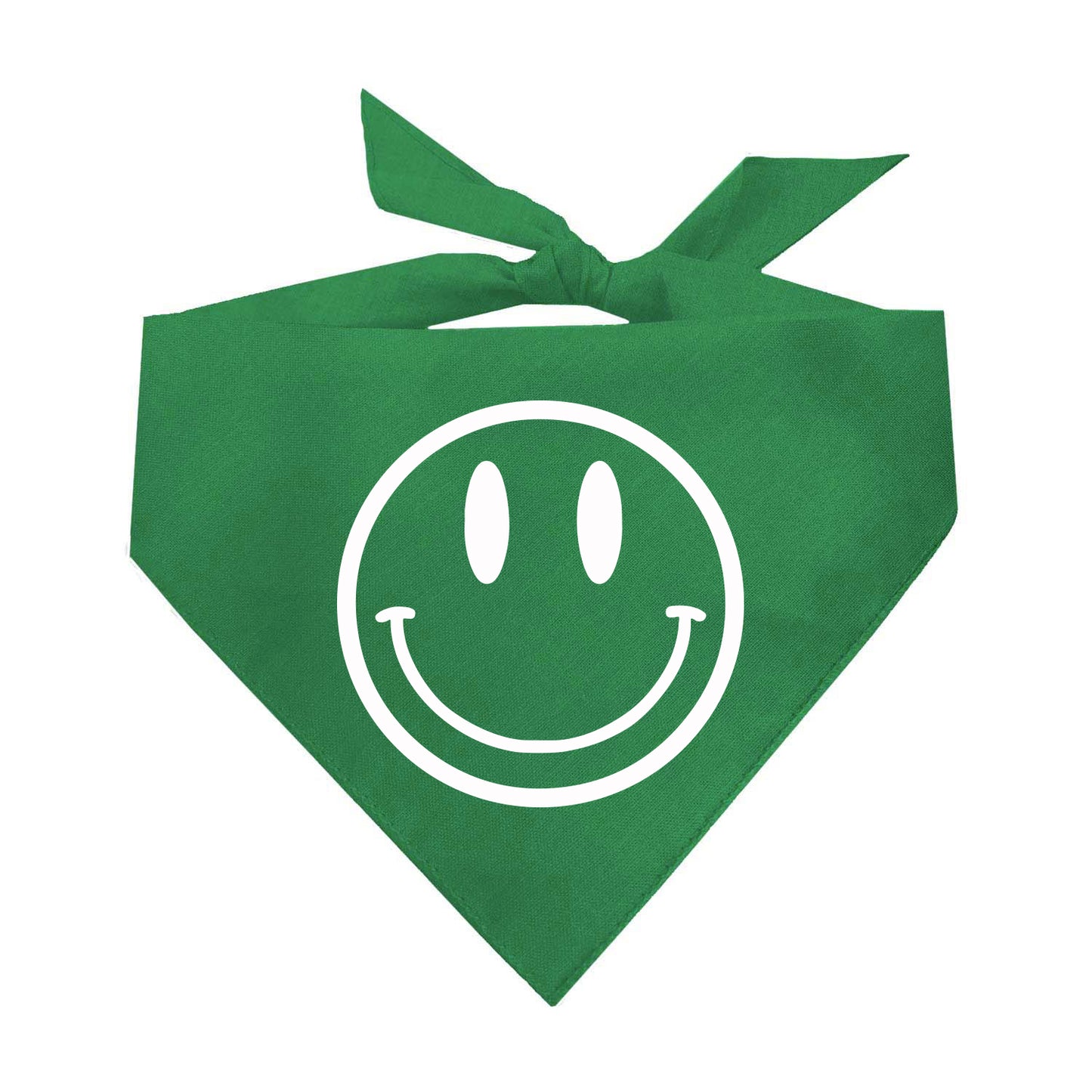Smile Face Triangle Dog Bandana