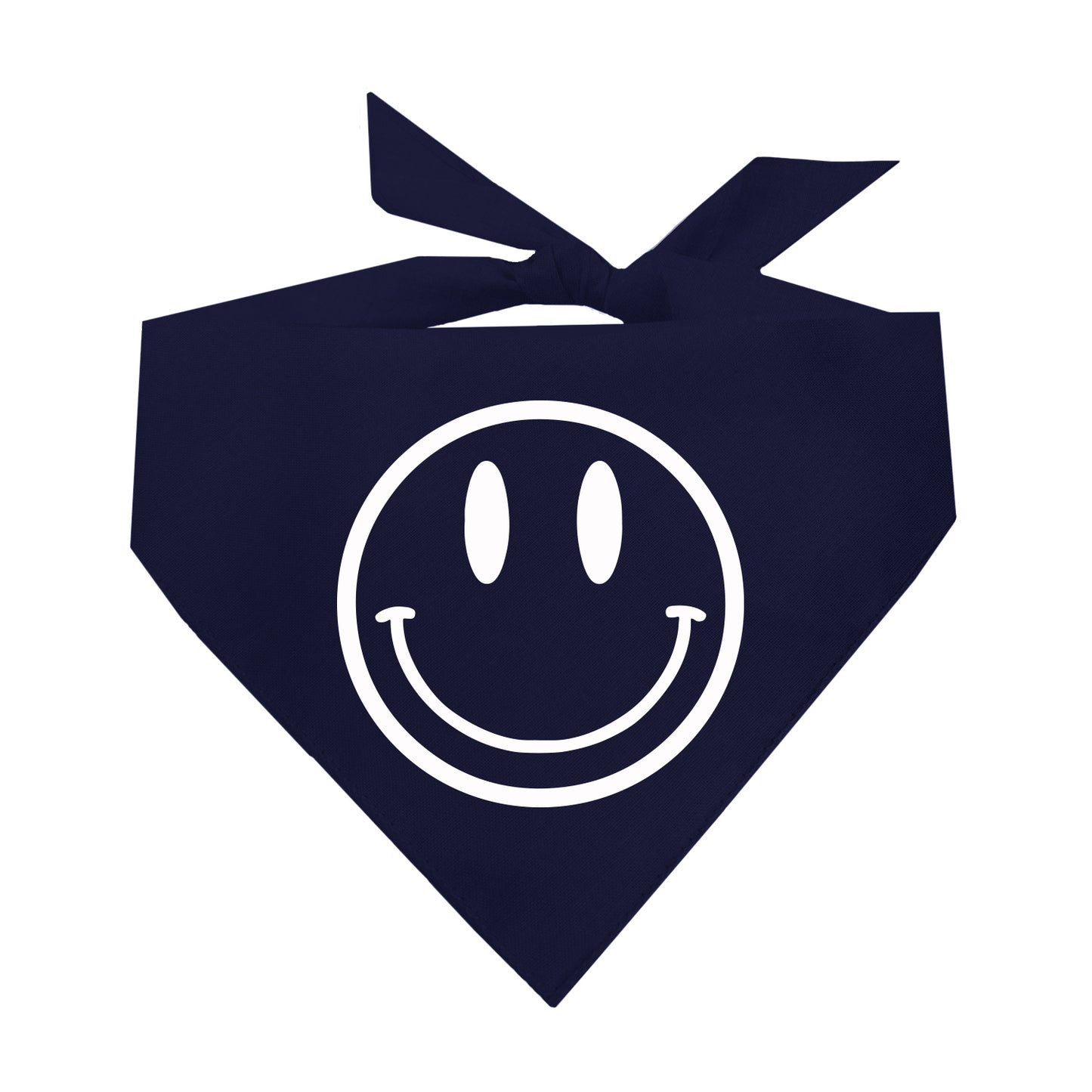 Smile Face Triangle Dog Bandana