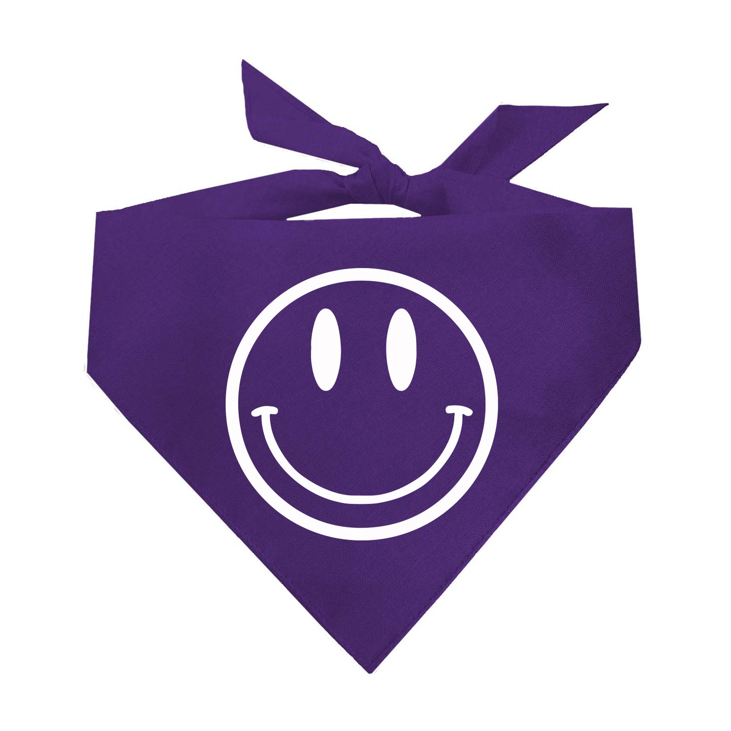 Smile Face Triangle Dog Bandana