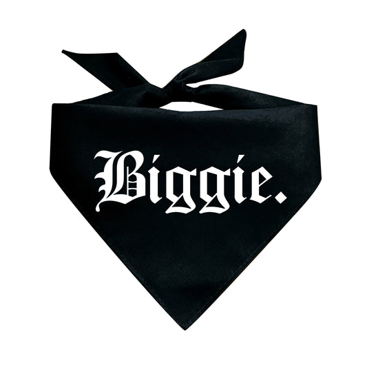 Biggie & Smalls Triangle Dog Bandana (Part Matching Set)