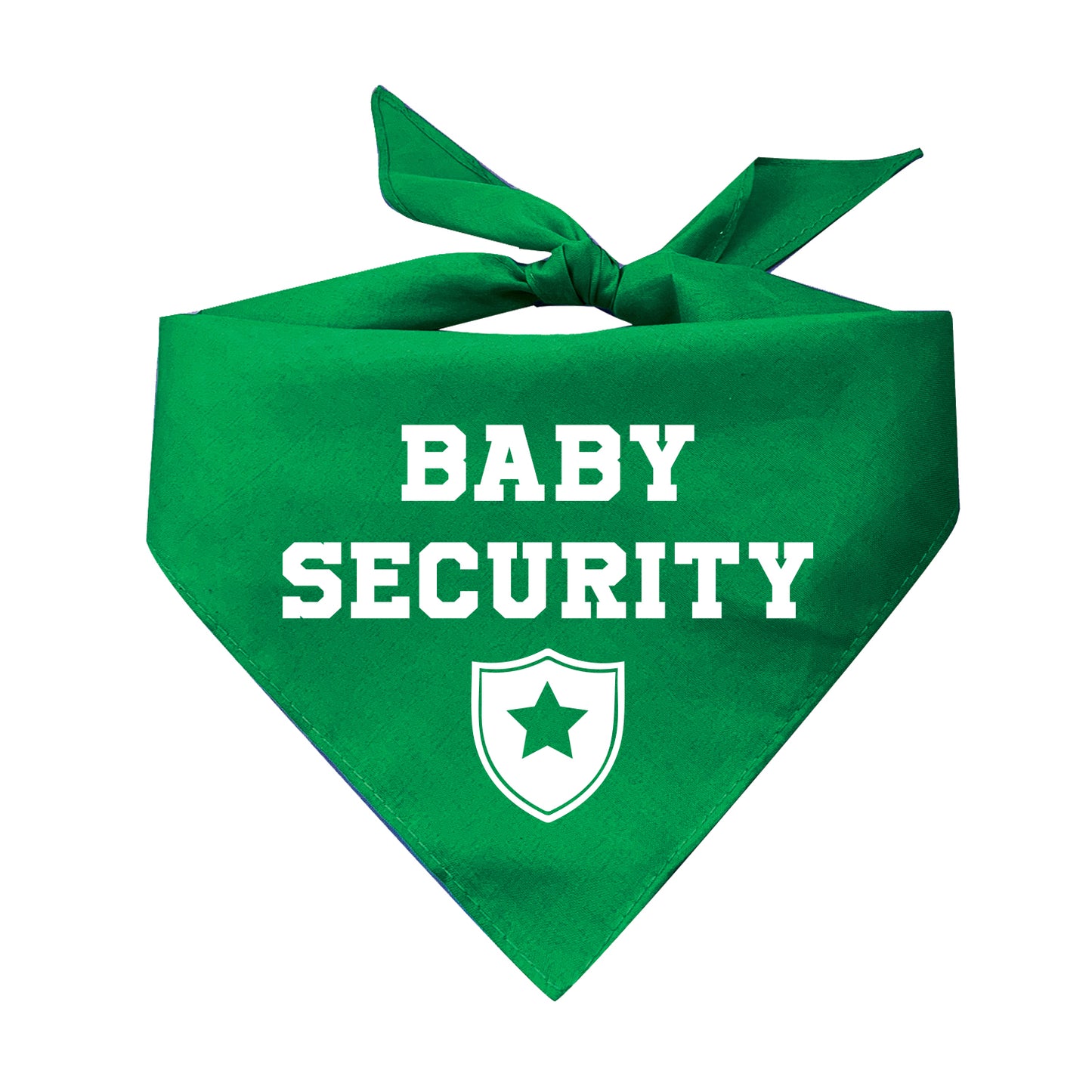Baby Security With Badge Triangle Dog Bandana