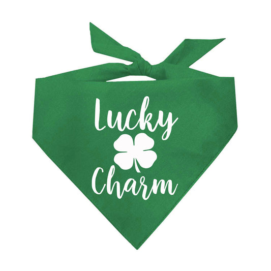Lucky Charm Triangle Dog Bandana