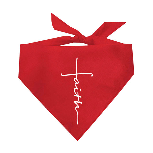 Faith Triangle Dog Bandana