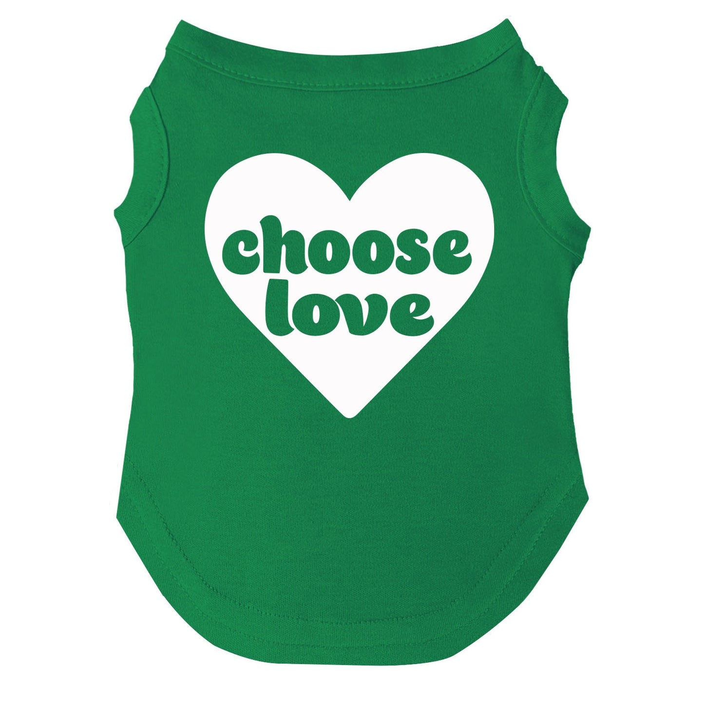 Choose Love Gay Pride LGBTQ Dog Tee