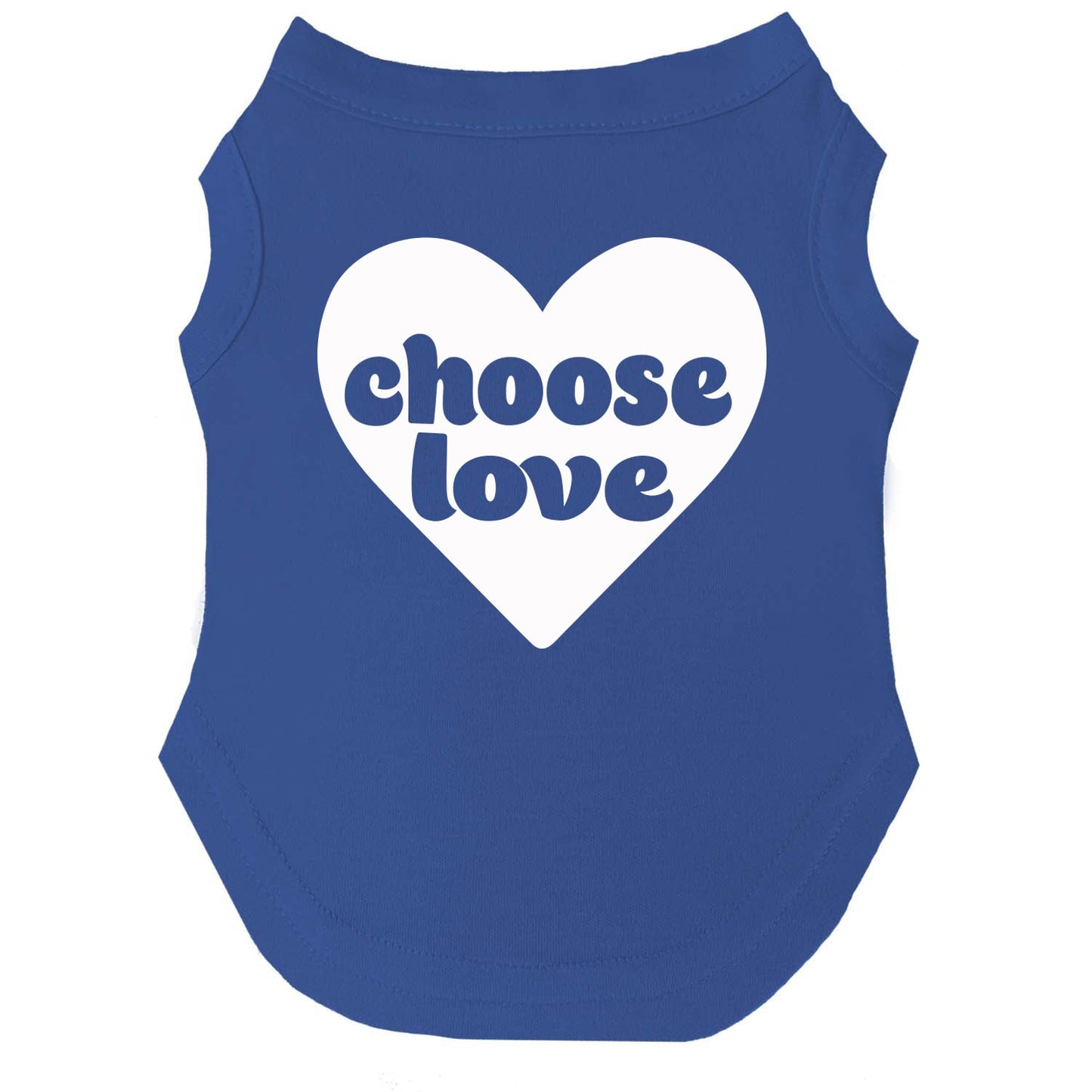 Choose Love Gay Pride LGBTQ Dog Tee