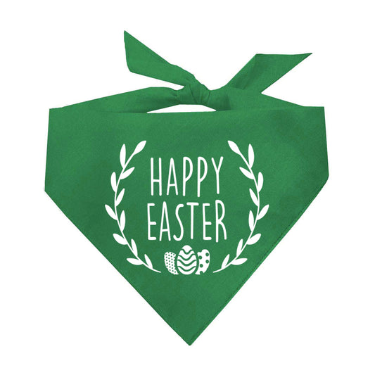 Happy Easter Triangle Dog Bandana