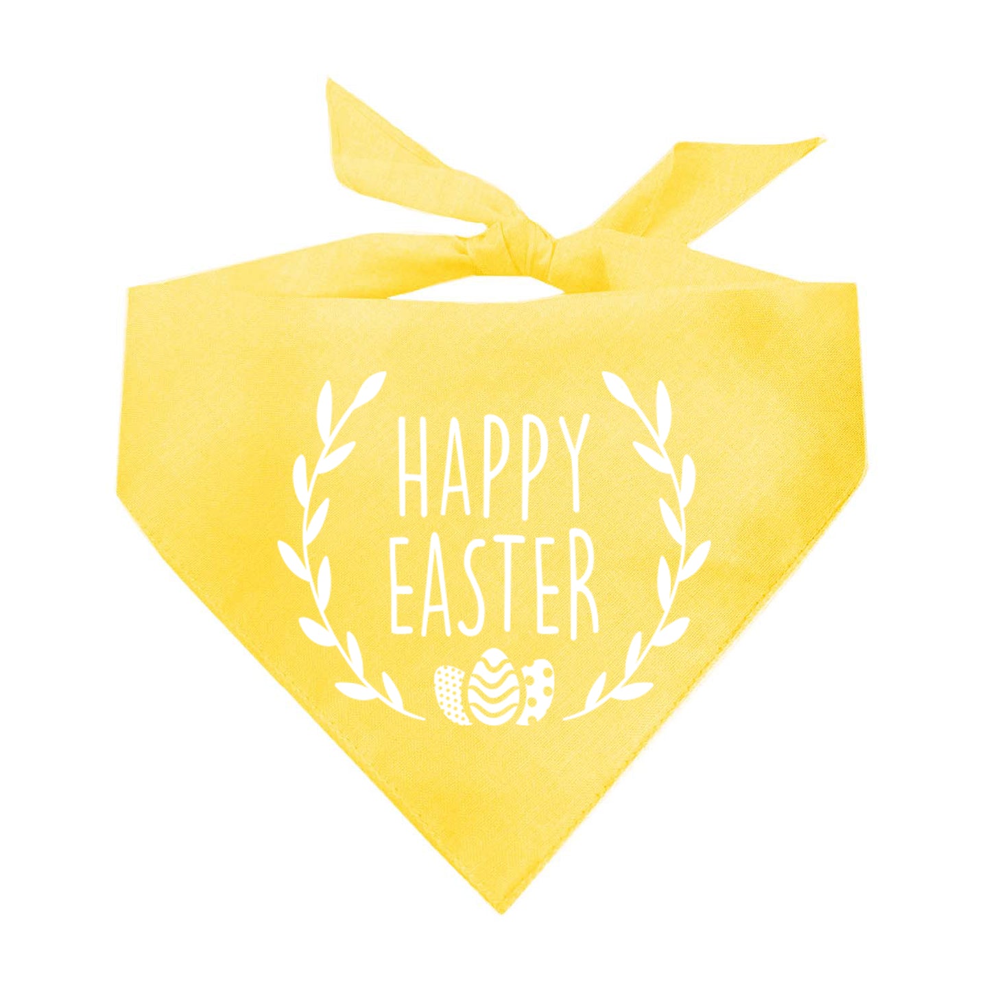 Happy Easter Triangle Dog Bandana