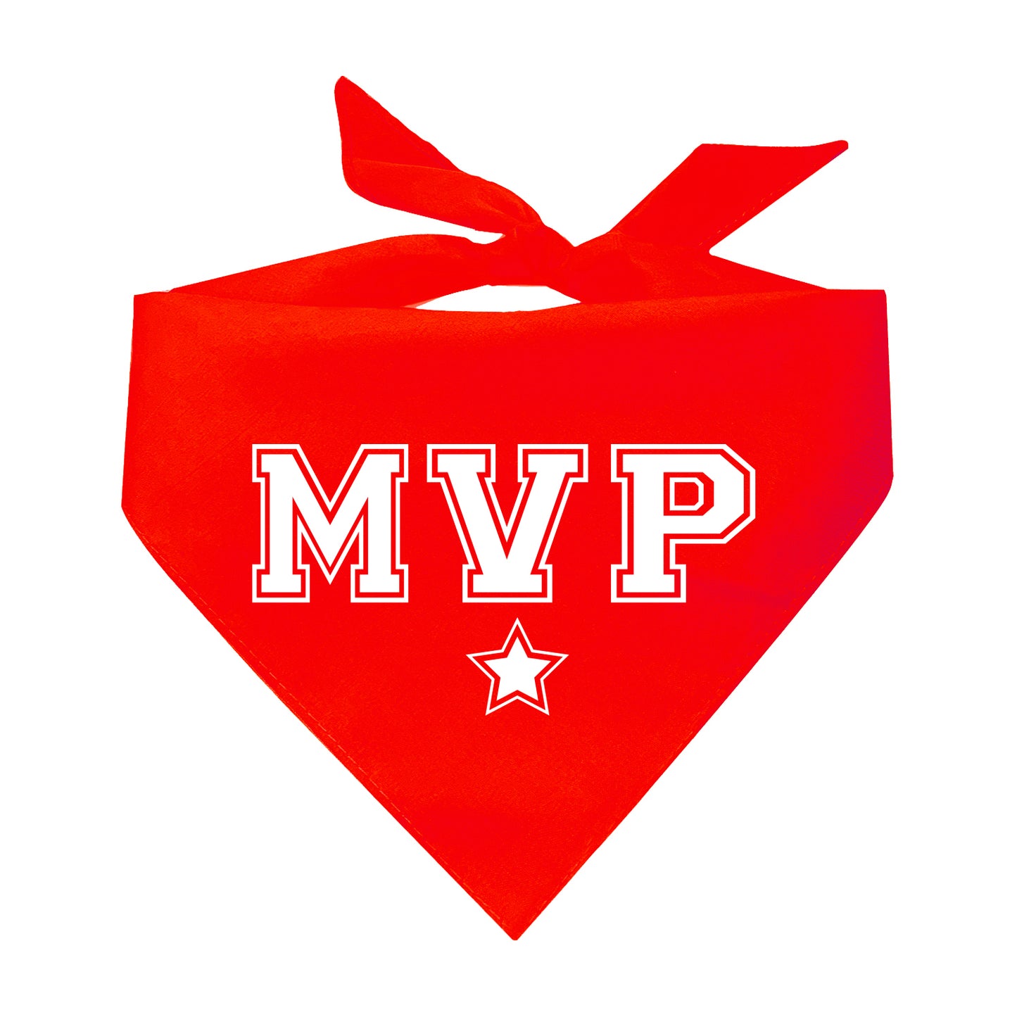 MVP With Star Triangle Dog Bandana
