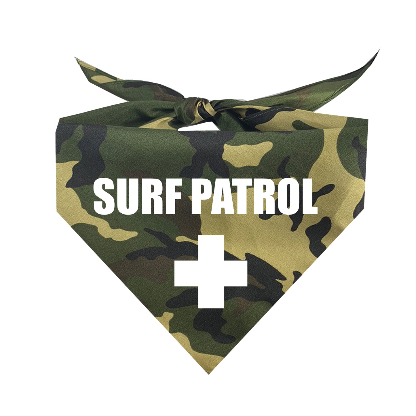 Surf Patrol Beach Lifeguard Triangle Dog Bandana
