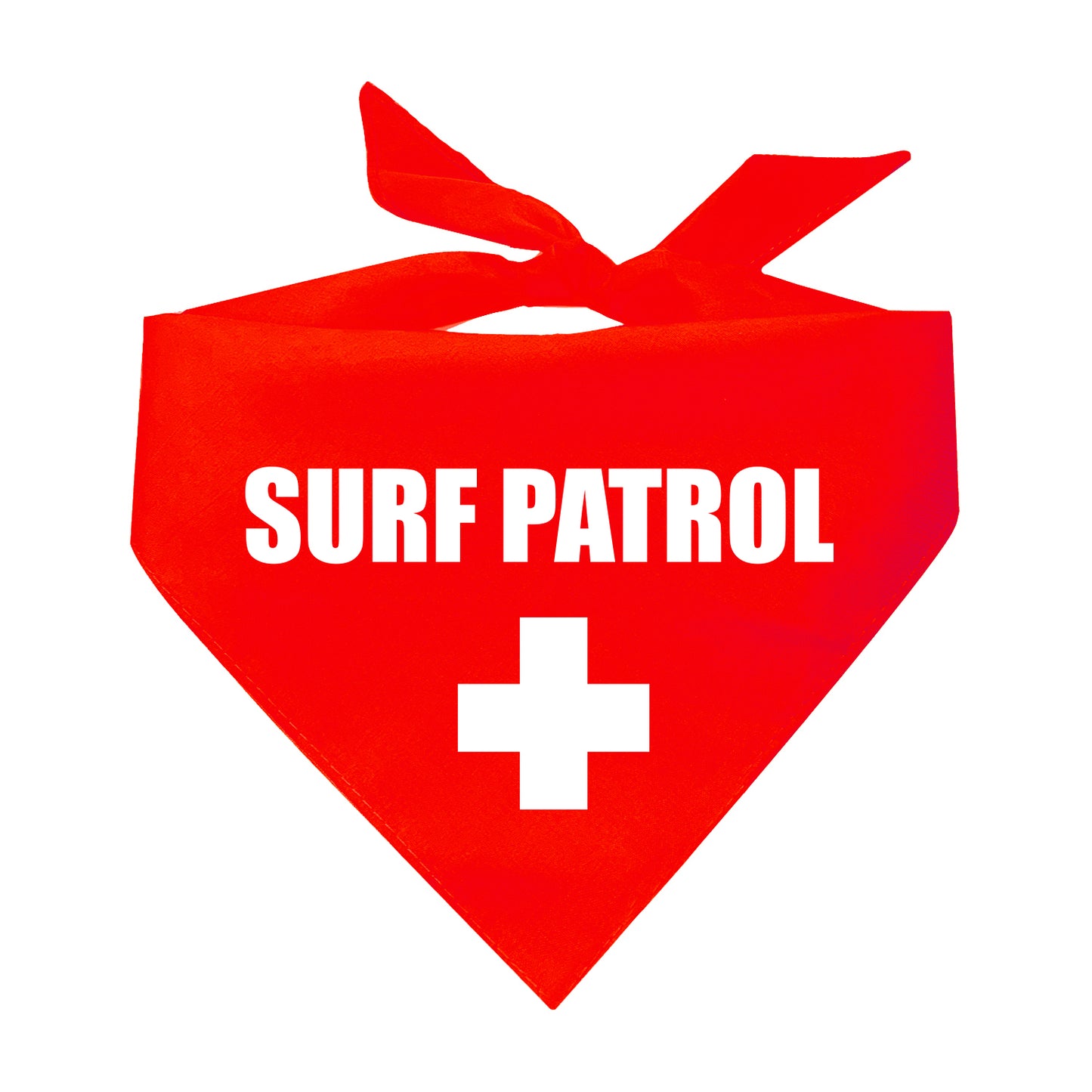 Surf Patrol Beach Lifeguard Triangle Dog Bandana