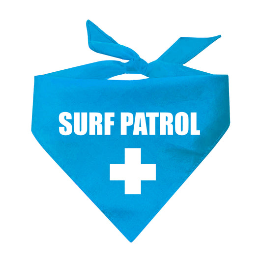 Surf Patrol Beach Lifeguard Triangle Dog Bandana