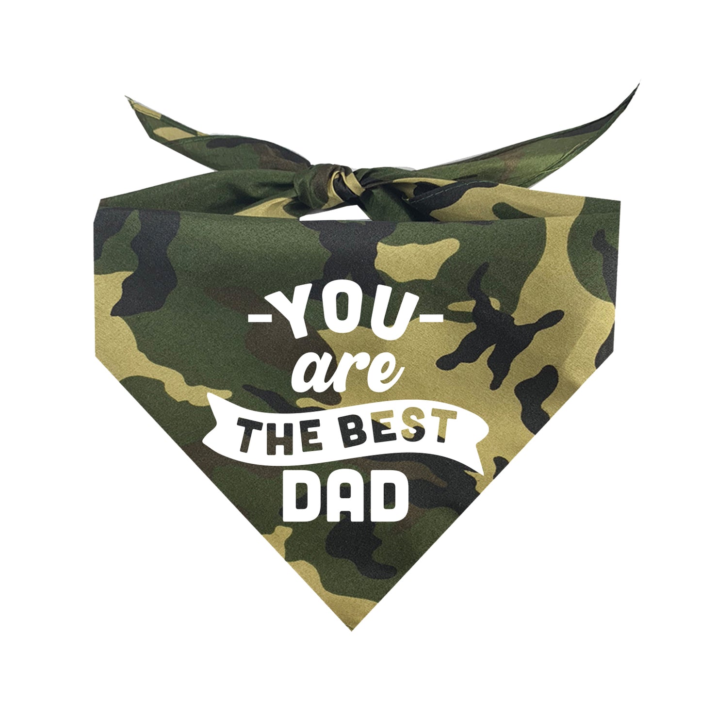 You Are The Best Dad Triangle Dog Bandana