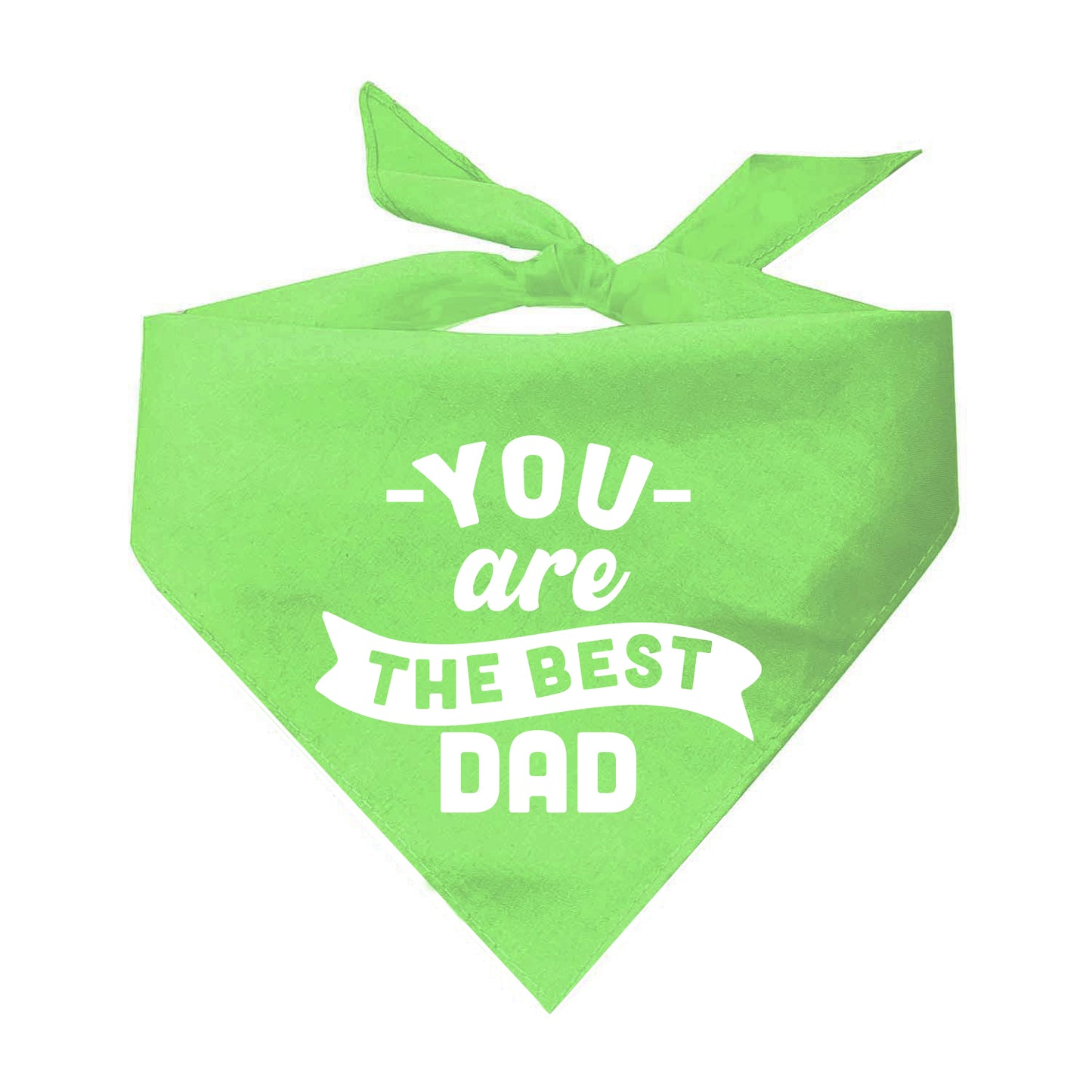 You Are The Best Dad Triangle Dog Bandana