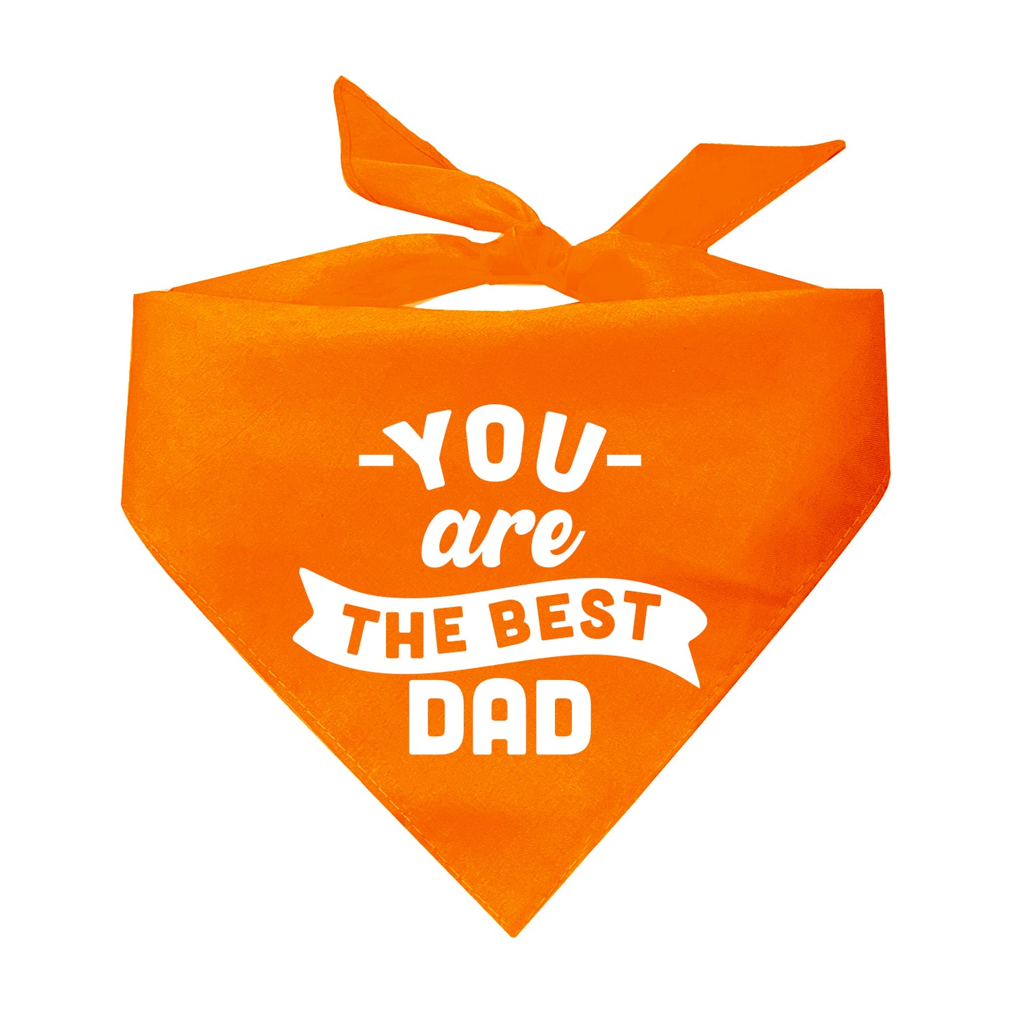 You Are The Best Dad Triangle Dog Bandana
